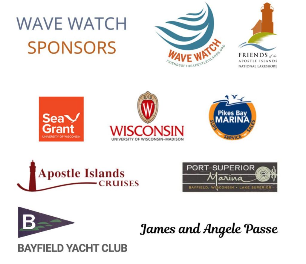 Sponsors for the Wave Bouys on Lake Superior Apostle Islands